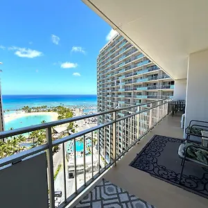 Holiday home Ilikai Apt 1618 - Spacious 2br 2ba Unit With Stunning Ocean-lagoon View, Honolulu